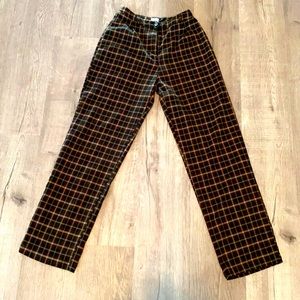 J Galt brown and cream plaid in great shape